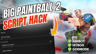 NEW BIG Paintball 2 Script  AIMBOT 🎯 HITBOX 🎯 GODMODE 🛡️ amp MORE PASTEBIN [upl. by Kcirdez]