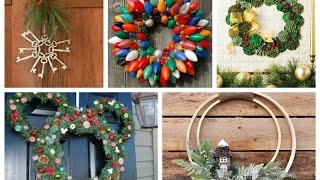 Winter Decorating Ideas  Christmas Wreath DIY Inspiration  75 Winter Wreath Ideas [upl. by Mann]