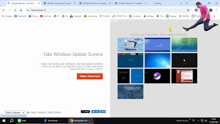 Prank Windows update screen  Fake Update [upl. by Jessen]