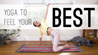 Yoga To Feel Your Best  22Minute Home Yoga [upl. by Omer]