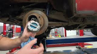 how to remove front wheel hub assembly easily [upl. by Ardien]