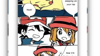 serena and ash comic [upl. by Ellehcal376]