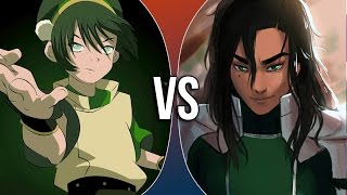 VS  Toph vs Kuvira [upl. by Ahtaela626]