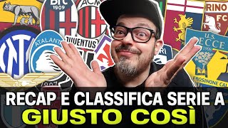 CLASSIFICA SERIE A⚡RECAP INTER CAMPIONE 🏆BOLOGNA🚀 ATALANTA E LAZIO👍🏻ROMA MILAN E NAPOLI 😭E IN CODA [upl. by Venable]