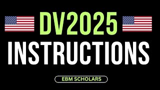 DV2025 INSTRUCTIONS  Be aware of these 10 important Instructions before you apply and win DV2025 [upl. by Hild]