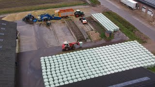 Corn silage baling [upl. by Euginom12]