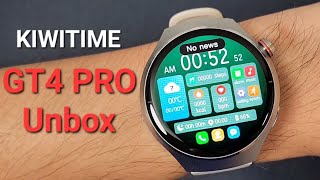 KIWITIME GT4 PRO Smart Watch UnboxBusiness Bluetooth Call Smartwatch IP68 Waterproof Watch Ultimate [upl. by Namzaj]