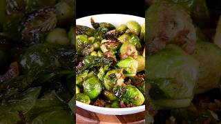 How to Make Roasted Brussels Sprouts with Bacon Repollitos Coles de Bruselas shorts [upl. by Seaman]