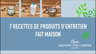 Recette produit ménager fait maison  7 tutoriels pour une maison écolo [upl. by Eire]