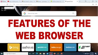 Web Browser Basics I FeaturesParts Of The Web Browser [upl. by Baiel700]