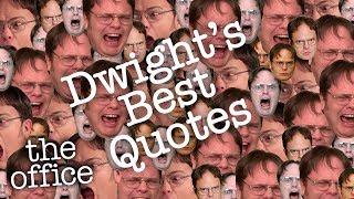 DWIGHTS BEST QUOTES  The Office US [upl. by Epolenep455]