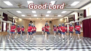 Good Lord│Line Dance by Guylaine Bourdages amp Stéphane Cormier│Demo amp Walk Through║善良的主│排舞│含導跳│4K [upl. by Leeanne]