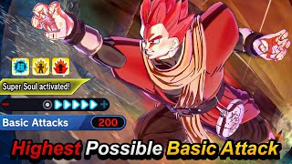 200 BASIC ATTACK Super Saiyan God Is BROKEN  Dragon Ball Xenoverse 2 [upl. by Nodrog]