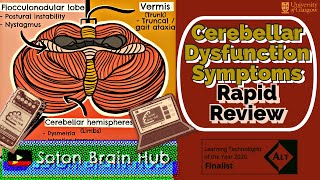 Cerebellar Dysfunction Symptoms Rapid Review [upl. by Latyrc]