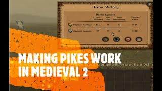 MAKING PIKES WORK IN MEDIEVAL 2 TOTAL WAR Medieval 2 Experts Guide Part 1 [upl. by Vinia]