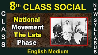 8th ClassSocialEnglish MediumNational Movement The Early Phase2020 New Syllabus [upl. by Amalea27]