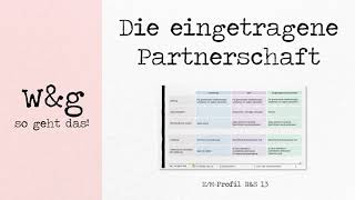 RampS 13 Familienrecht  6 eingetragene Partnerschaft [upl. by Einnij]