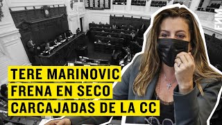 Tere Marinovic frena en seco carcajadas de la CC [upl. by Marylee]