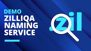 Zilliqa Naming Service demo [upl. by Nosirrag]