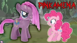 PINKAMENA Pony  Pinkie Pie Turns EVIL Makeover My Little Pony Custom [upl. by Ailadi861]