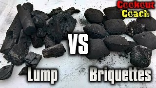 Lump Charcoal VS Charcoal Briquettes [upl. by Oca295]