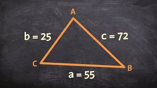 How to apply the law of cosines with no angles given [upl. by Namaj]