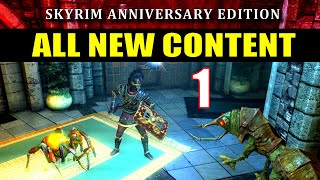 Skyrim Anniversary Edition DLC Walkthrough  ALL NEW CONTENT Challenge Run  Part 1 First Look [upl. by Tessler]