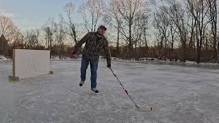 Pond hockey in the south [upl. by Agemo]