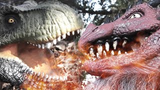 TREX VS DRAGON Dino Duels Ep 11 [upl. by Fonseca]