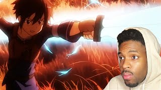 THE NEW GAME SWORD ART ONLINE  Sword Art Online Ep 1 REACTION [upl. by Ylrebmic]