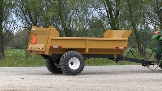 4 Ton Farm  Construction Dump Trailer from Berkelmans Welding amp Manufacturing [upl. by Oneal]