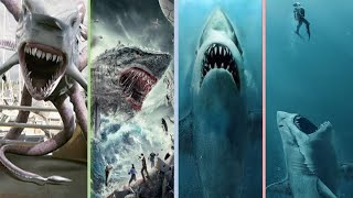 10 Largest Sharks in Movies [upl. by Yaeger16]