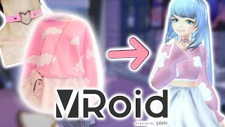 How to Create Your Own Custom VTuber Clothes in VRoidStudio 【VTuberArtist】 [upl. by Sarchet]