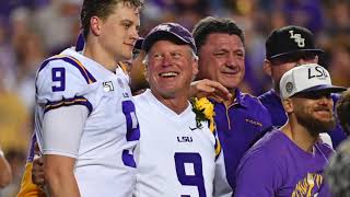 Joe Burrow wears Burreaux jersey on senior day [upl. by Iek277]