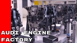 Audi four cylinder engine production assembly factory [upl. by Aicaca]