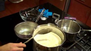 Homemade mozzarella cheese without a microwave in less than 40 minutes [upl. by Abbottson]