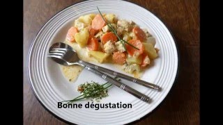 Ma recette  blanquette de poulet rapide revisitée ʘ‿ʘ [upl. by Baiss]