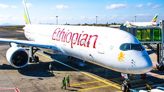 TRIPREPORT  Ethiopian Airlines  Airbus A350900  Addis Ababa  Dubai  ECONOMY [upl. by Nylikcaj]