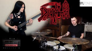 Death  Lack of Comprehension guitar and drum cover STL Tones AmpHub [upl. by Icul]