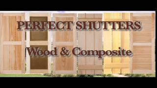 Perfect Shutters inc Wood and Composite Shutters [upl. by Resarf8]