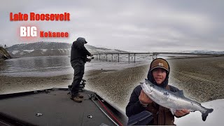 Fishing Lake Roosevelt  2022 BIG KOKANEE [upl. by Auberon]