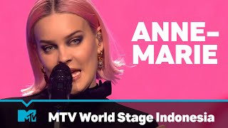 AnneMarie  FULL LIVE SHOW  MTV World Stage Indonesia [upl. by Sesiom]