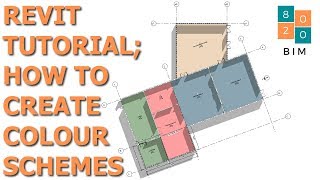 Revit Tutorial How to Create a Colour Scheme Plans and Legends [upl. by Matthieu]