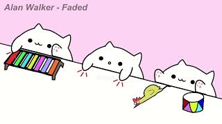 Bongo Cat plays quotAlan Walker  Fadedquot  Toy Chicken [upl. by Atnomed995]