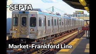 ⁴ᴷ SEPTA MarketFrankford Line Action [upl. by Inacana]