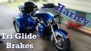 Replace Harley Tri Glide Rear Brakes [upl. by Minna761]