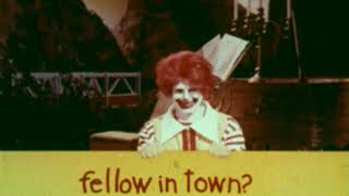 McDonalds Ronald McDonald Jingle 1975 [upl. by Hgielsa966]