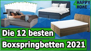 Boxspringbett kaufen 🛏️ Die 12 besten Boxspringbetten im Vergleich 3 Preisklassen [upl. by Muller2]