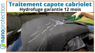 Tuto Comment rendre une capote de cabriolet imperméable [upl. by Tonneson]