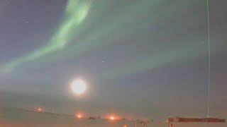 WELCOME TO THE AMUNDAENSCOTT SOUTH POLE STATION ANTARCTICA  featuring Aurora Borealis amp DPSS laser [upl. by Ominoreg]